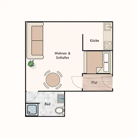아파트 Design-apartments - Kueche, Smart-tv, Homeoffice - By Lott Living 뒤스부르크