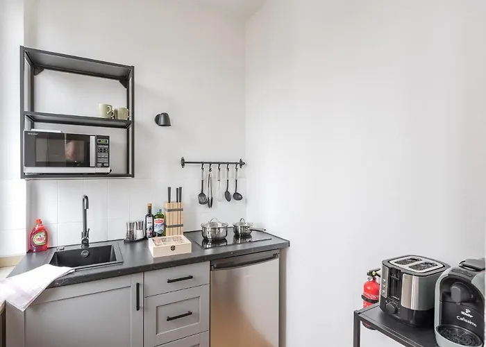 Design-apartments - Kueche, Smart-tv, Homeoffice - By Lott Living Duisburg